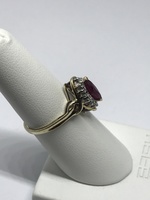 Gold Ring 2.60g 10kt size 6.5