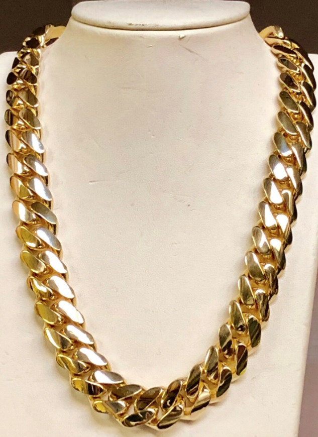 16mm miami cuban link chain Clearance