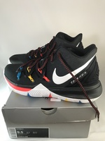 Nike Kyrie 5 Friends Mens AO2918-006 Black Multicolor Basketball Shoes Size 9.5