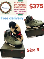 Nike Air Jordan 6 Retro Travis Scott Cactus Jack OLIVE/BLACK-SAIL 2019 Pick 1 .